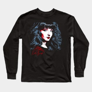 Kate Bush - 80s Retro Design Long Sleeve T-Shirt